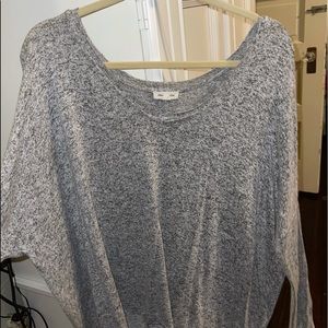 Long Sleeve Gray Sweater